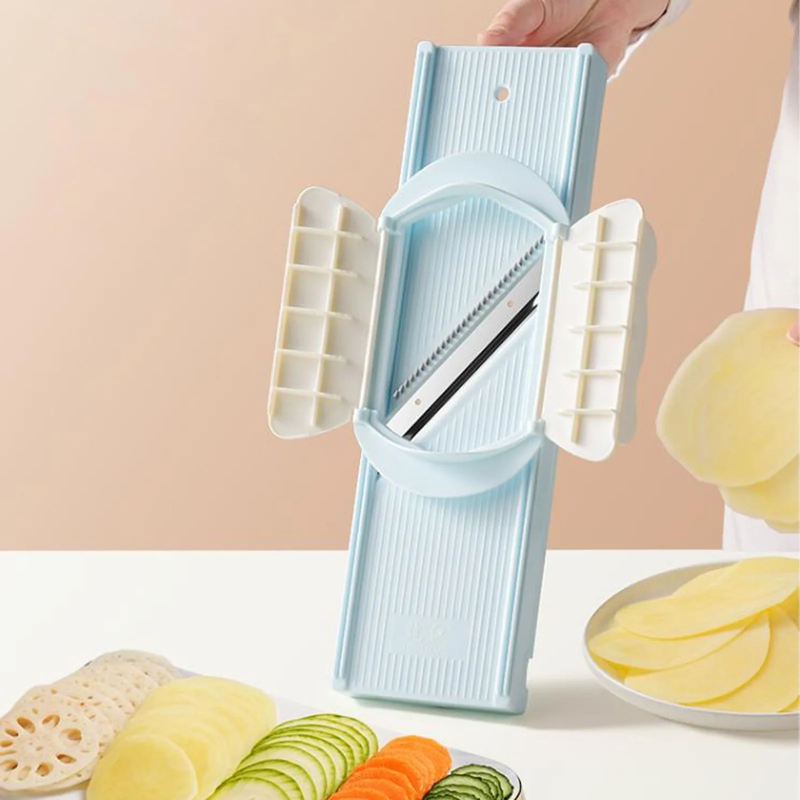 Cucumber Slicing Tool Potato Slicing Tool Efficient  Multi Functional Carrot Cucumber Vegetable  for Kitchen