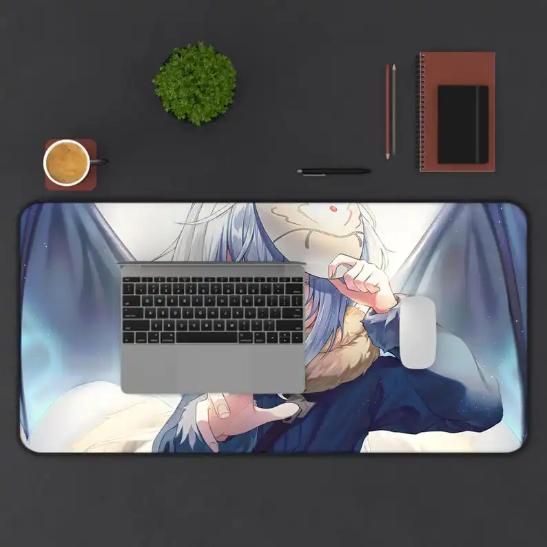 سجادة مكتب ريمورو تيمبيست | لوحة ماوس أنيمي سلايم | لوحة ماوس ألعاب كبيرة للمكتب من أوتاكو | هدية 2026 لمحبي الرسوم المتحركة والاعبين | المسيح #6