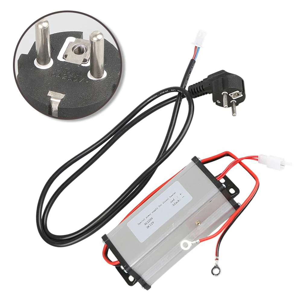 

16A 230V To 12V Power Converter Adapter For 5KW 8KW Diesel Air Heater For Caravans RVs Garages Or Indoor Spaces