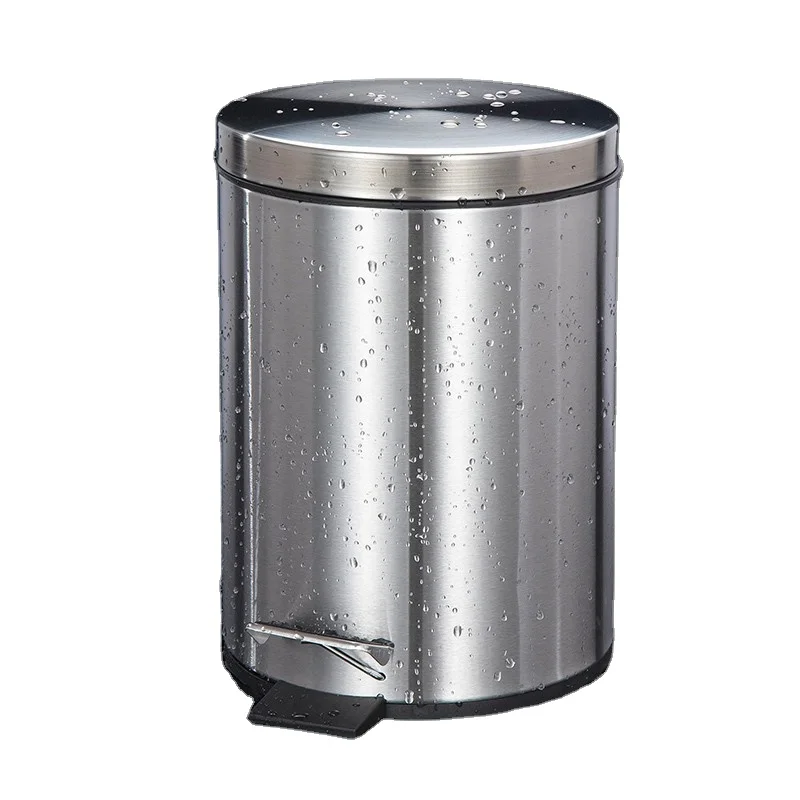 

Hot Selling Pedal Dust Bin Stainless Steel Home Foot Pedal Waste Bin