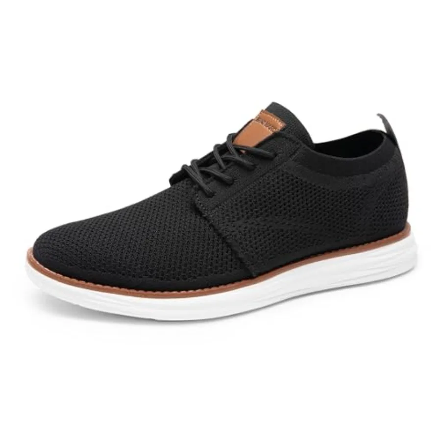 

Men's KnitFlex Breeze Mesh Sneakers Oxfords Lace-Up Lightweight Casual Walking Shoes