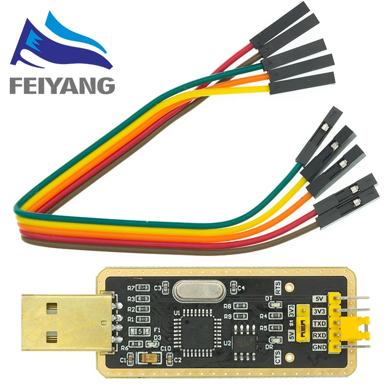 FT232 FT232BL FT232RL Kabel USB 2.0 do pobierania poziomu TTL do modułu adaptera płytki szeregowej 5V 3.3V Debugger TO 232 obsługuje win10