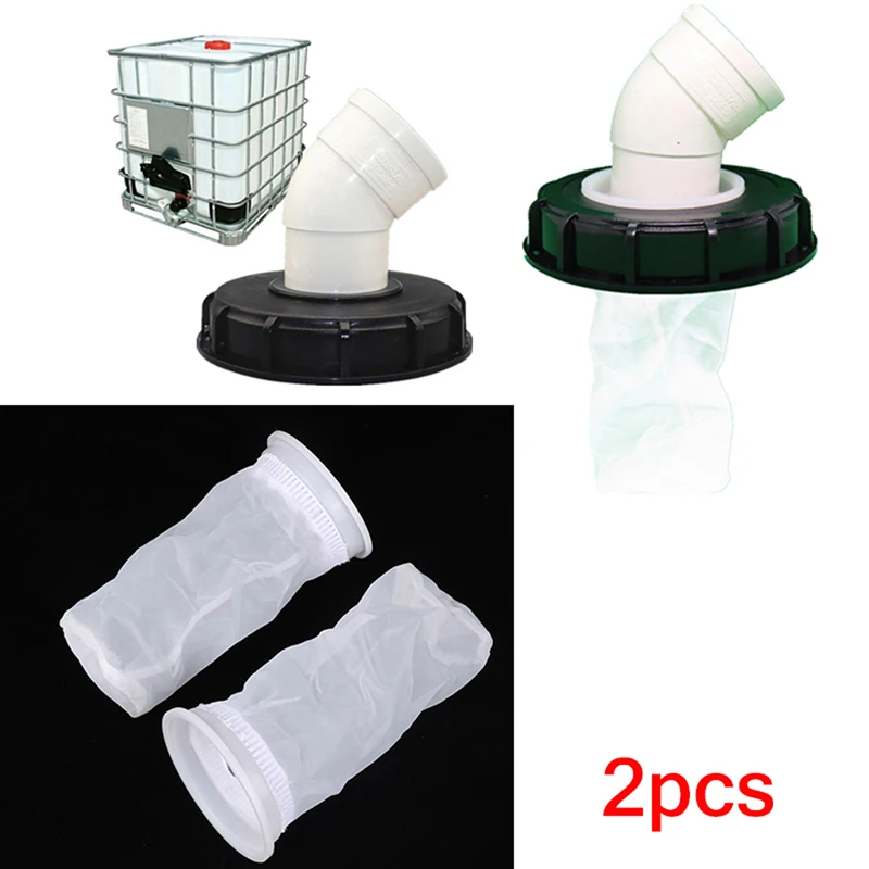 

2PCS new Reusable IBC Nylon Filter For Venting Ton Barrel Cover Tote Tank Lid Garden Water Irragtation Filters IBC Tank Accessor