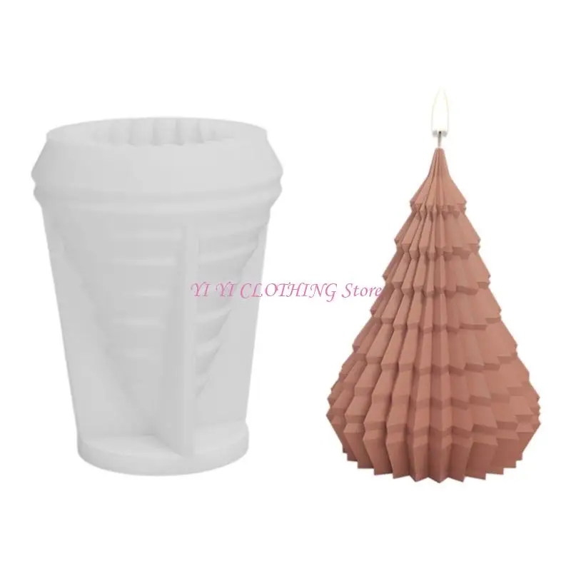 

N5KF Силиконовая свеча пресс -формы рождественская елка