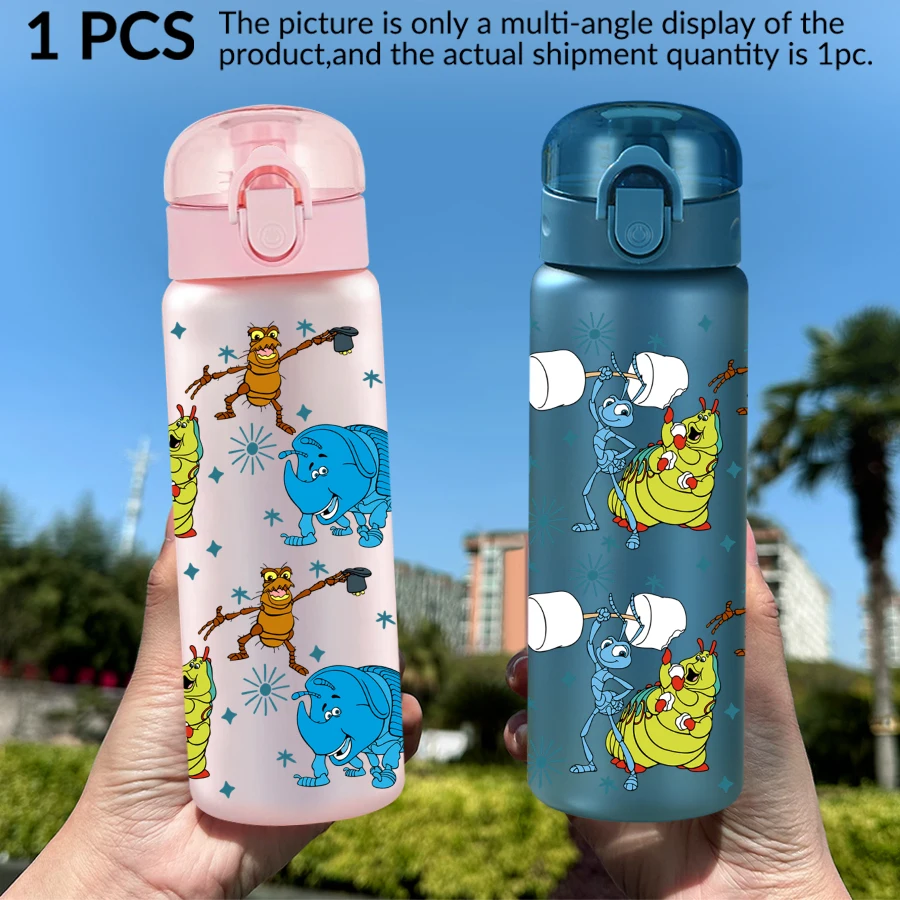 1 قطعة ديزني الفيل القرد نمط 26 أوقية زجاجة ماء بلاستيكية الرياضة في الهواء الطلق كوب ماء عيد ميلاد/العودة للوطن هدية