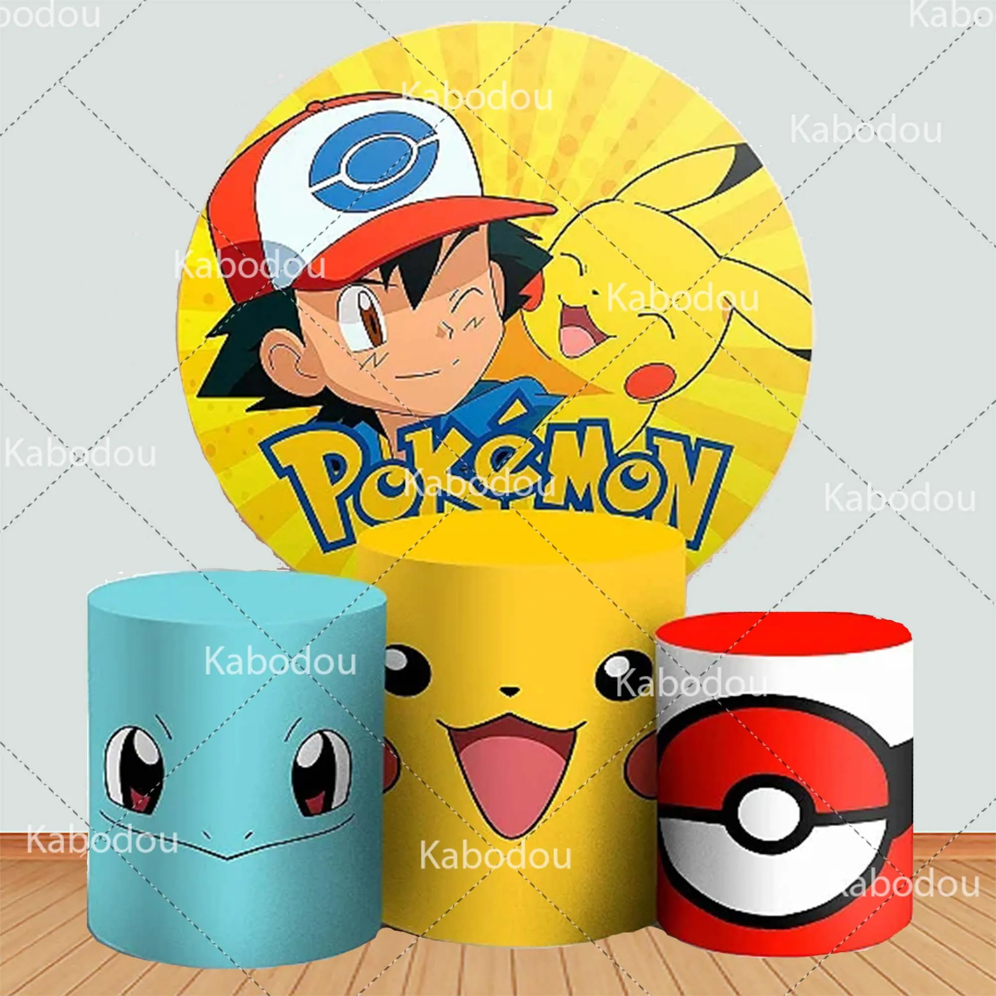 pokemons-amarelo-redondo-pano-de-fundo-criancas-festa-de-aniversario-decoracao-dos-desenhos-animados-foto-fotografia-fundo-cha-de-bebe-cilindro-capa