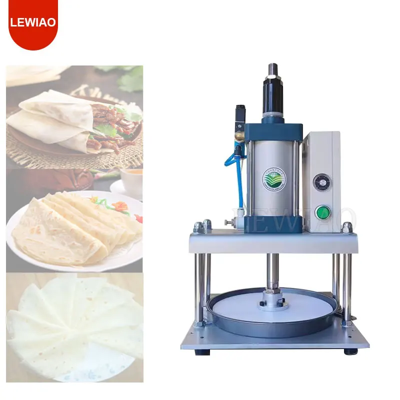 

Commercial Cake Flattening Press Pneumatic Desktop Dough Rounding Machine Pizza Bread Pancake Press