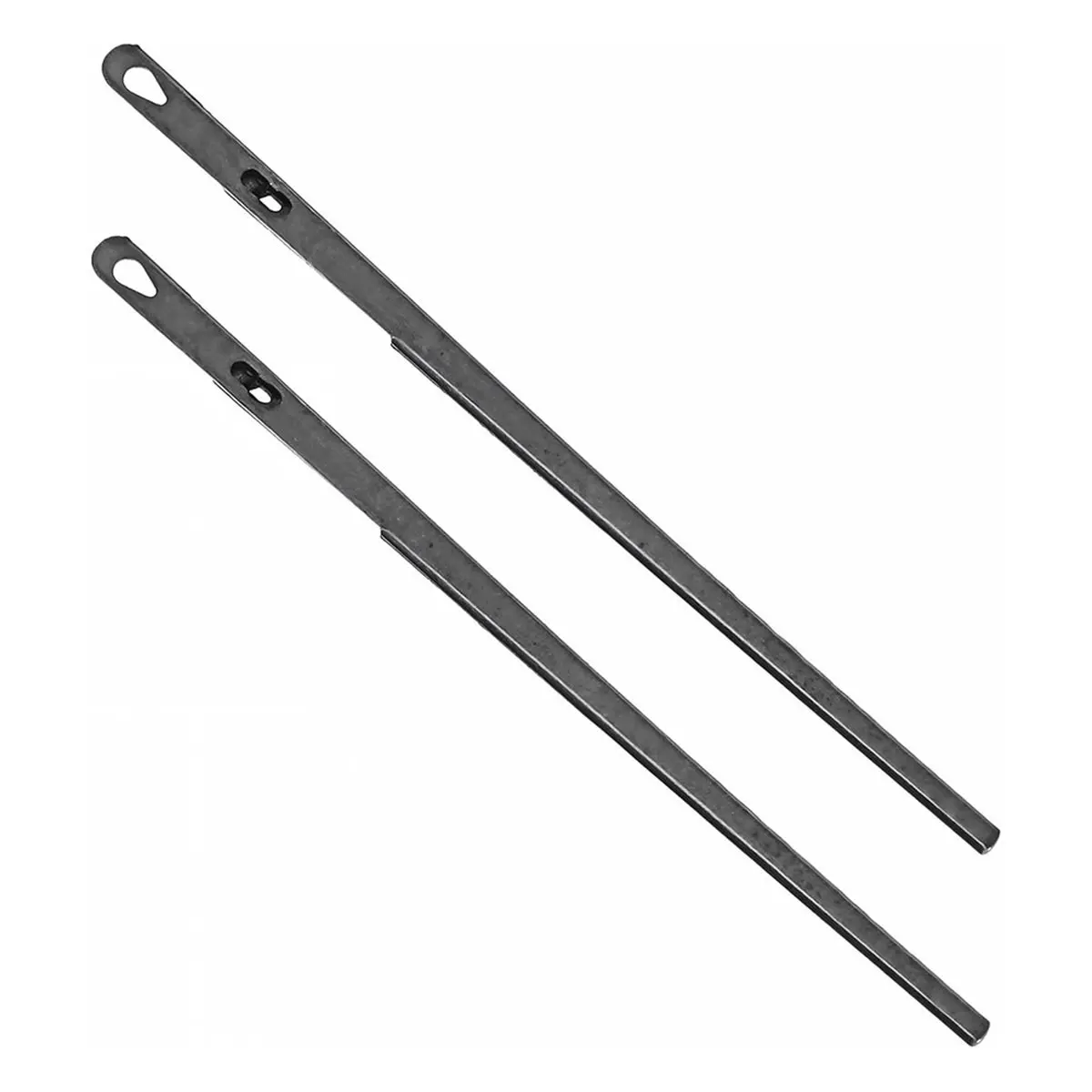 KSOL 2 Pcs Leather Sewing Needles, Single Hole Iron Lacing Needles for Hand Stitching, Ideal for Leather Crafts