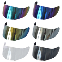 Full Face Helmet Visor Lens Anti-fog Moto Windshield Capacete Eye Caring Motorbike Helmet Discoloration Lens for AGV K5 K3SV K1
