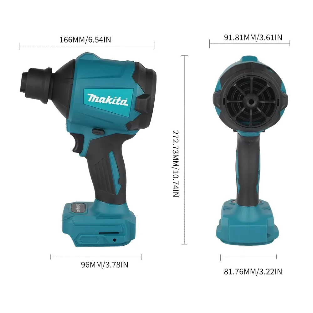 Makita DAS180 High‑Speed Cordless Blower With Multiple Attachments For Workshop Dust‑Cleaning And Inflation Work Hand tools