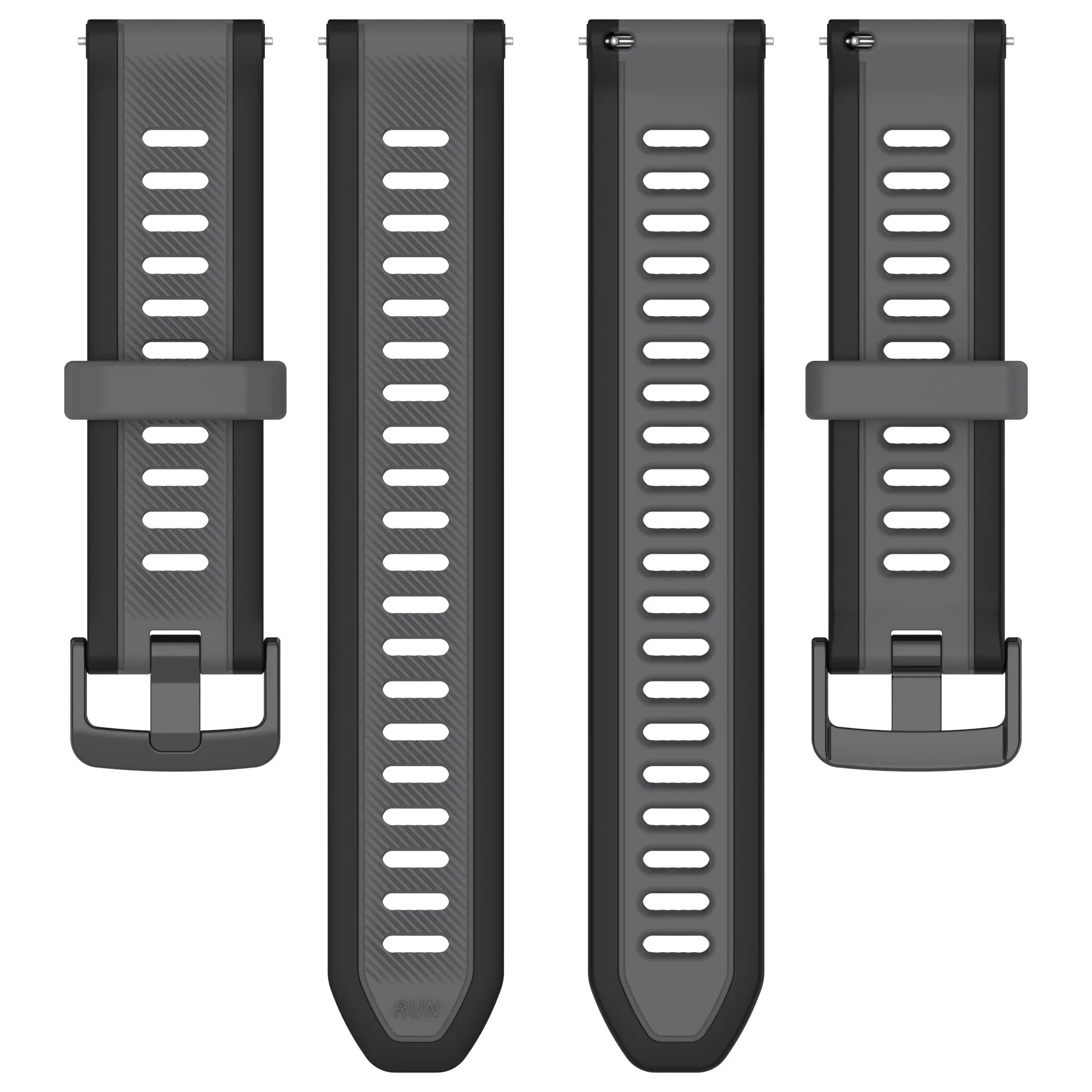 18mm 20mm 22mm Official Silicone Strap For Garmin Forerunner 165 265 965 55/Vivomove Trend Active 5 Bracelet Wristband Venu 3/2