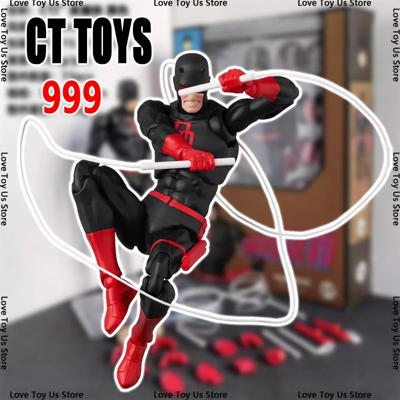 

Коллекционная фигурка Ct Toys Mafex 223 Daredevil Black 999 Red (версия из комиксов) для детей и коллекционеров