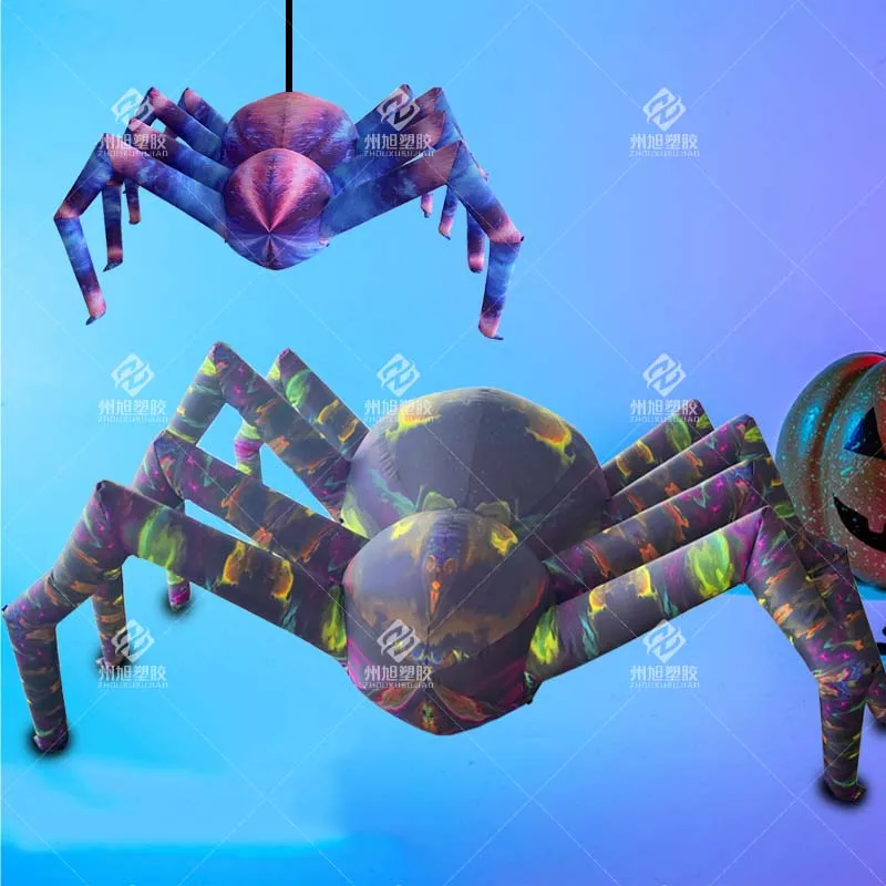 2.5M Halloween Opblaasbare Spin, Kerst Halloween Decoratie, 2.5M Grappige En Coole Opblaasbare Spin