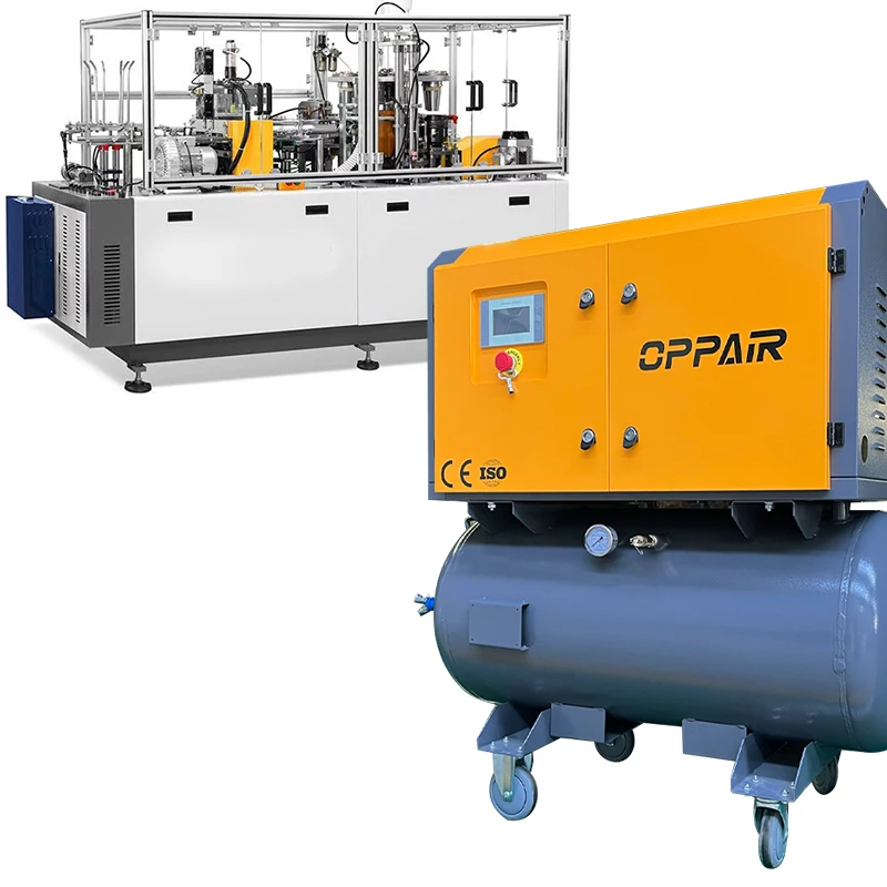 4kw 3.7kw 4.5kw 5.5kw 5hp 7.5hp 8Bar 0.95M3/Min 43Cfm 2-In-1 Integrated Screw Air Compressor With Easy And Stable Operation