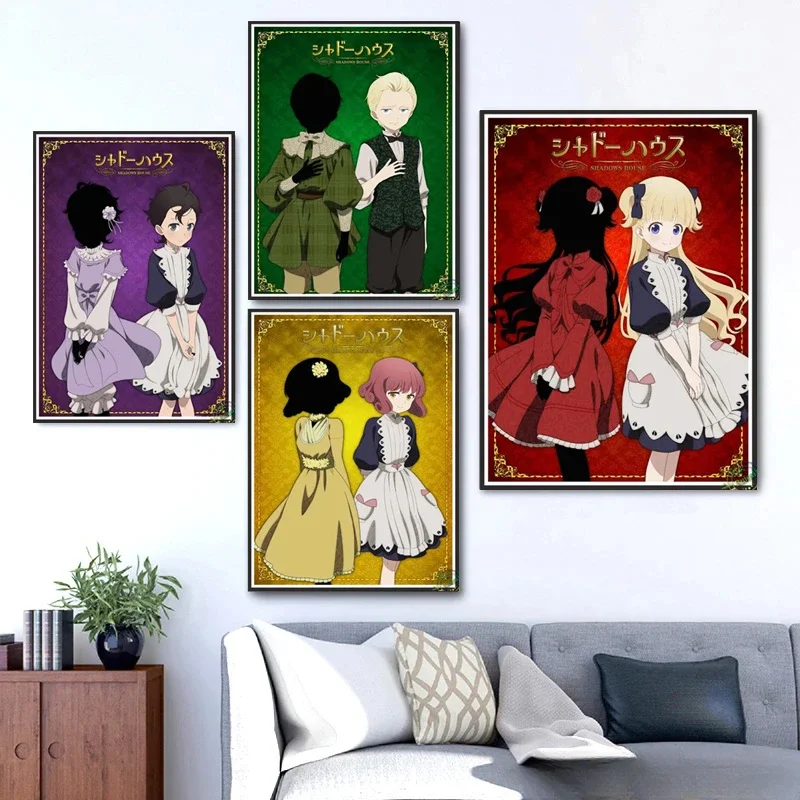 Modern SHADOWS HOUSE Poster Anime Aesthetic Canvas Painting Posters and Prints Wall Art Picture For Living Room Decoration