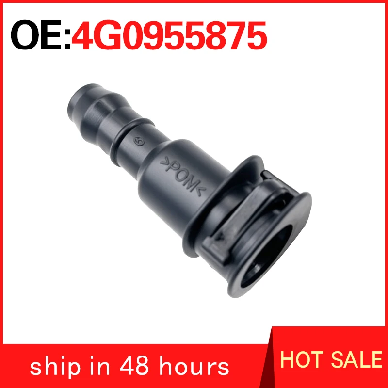 4G0955875 FOR Audi A4 A5 A6 A7 Q5 Single-Channel Connector for Car Headlight Washer Hose