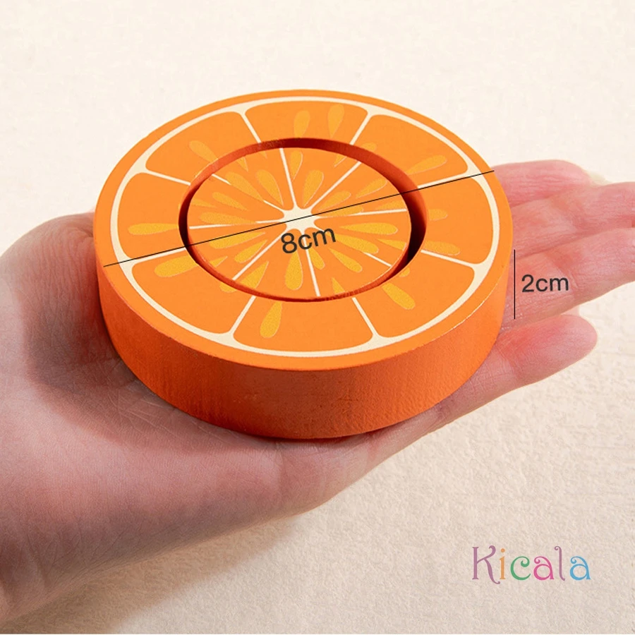 Holz Obst Tablett Farbe Form Klassifizierung Perlen Kinder Frühe Bildung Hand Auge Koordination Montessori Spielzeug