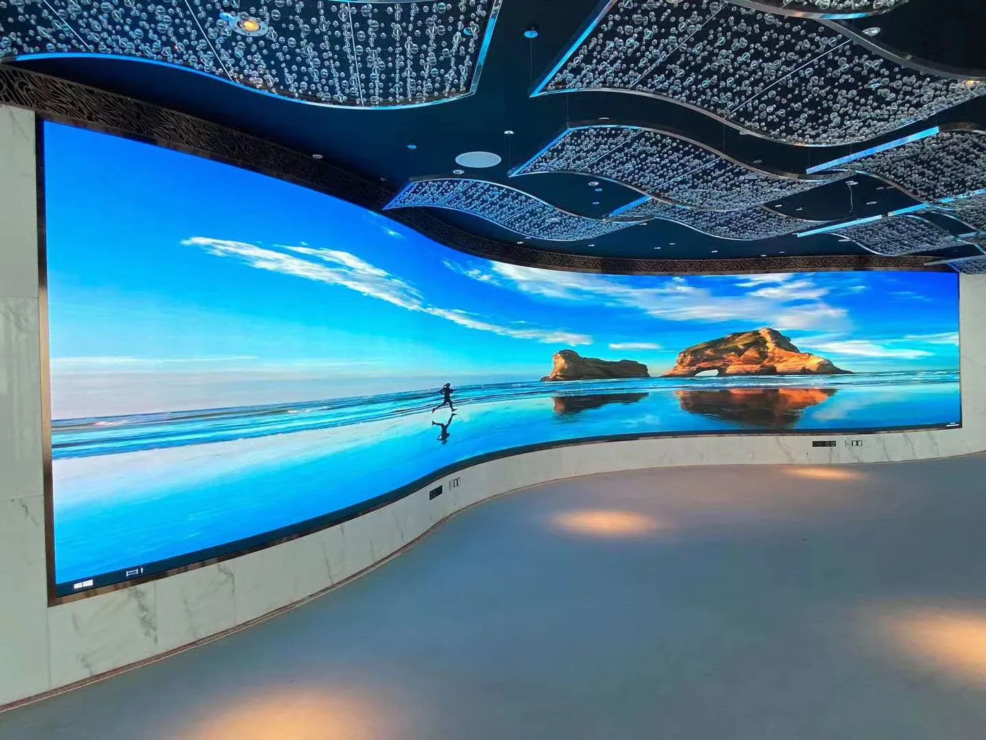 LED  P5  Display Screen Flexible Soft  Module Curved  Advertising Display  Indoor P1.667 P1.86 P1.875 P2 P2.5 P3 P4 P5