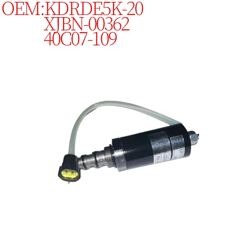 Excavator Accessories KDRDE5K-20 40C07-109 XJBN-00362 Hydraulic Pump Solenoid Valve for Hyundai R215 R220 R225 R265-7 R130 New