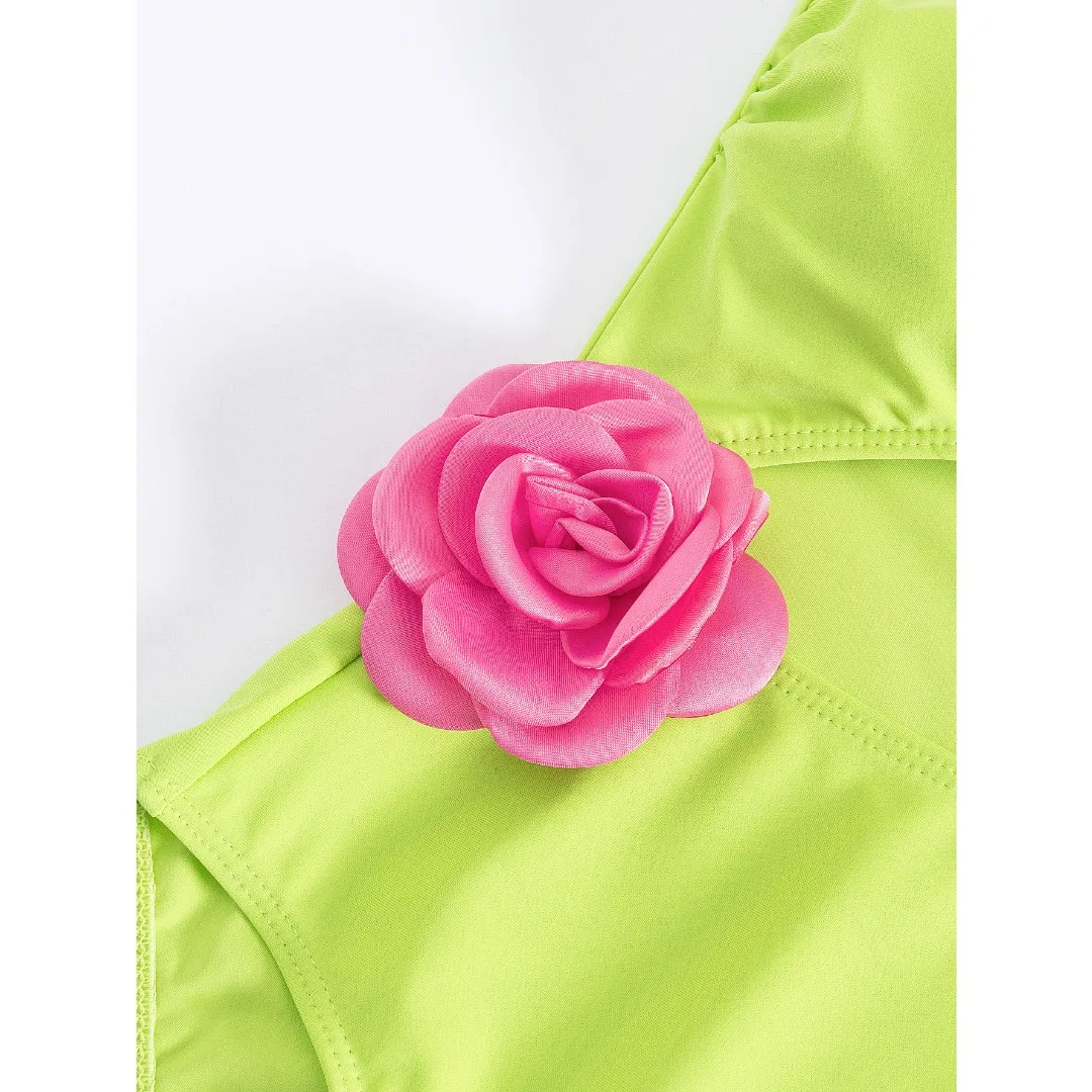 2026 Neuer Rückenfreier Scrunch Butt High Leg Cut Damen-Badeanzug Einteiliger Badeanzug mit Tanga-Polsterung Badeanzug Schwimmanzug V8490 – Detail 11