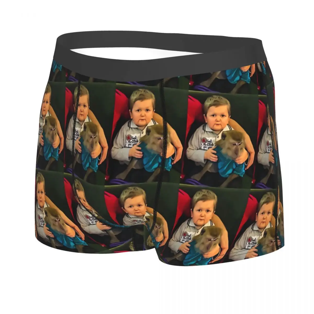 Sitting Hugged With Monkey Man's Boxer Briefs Underpants Hasbulla Magomedov Highly Breathable High Quality Sexy Shorts Gift Idea