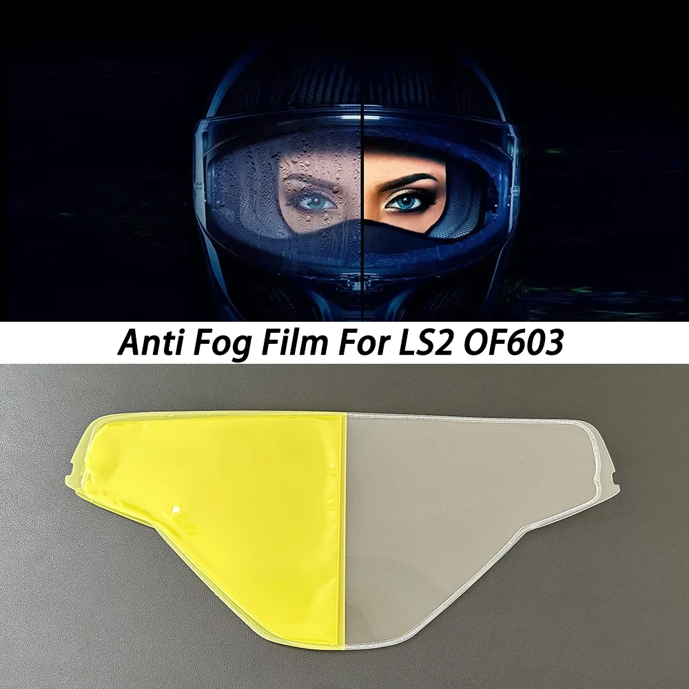 

Motorcycle Helmet Visor Anti Fog Film For LS2 OF603 Anti-fog Insert Sticker