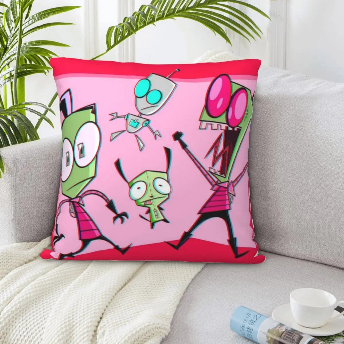 

Invader Zim 01545 Cushions Sofa Cover Home Decoration Dakimakura Pillow Case Pillow Cover