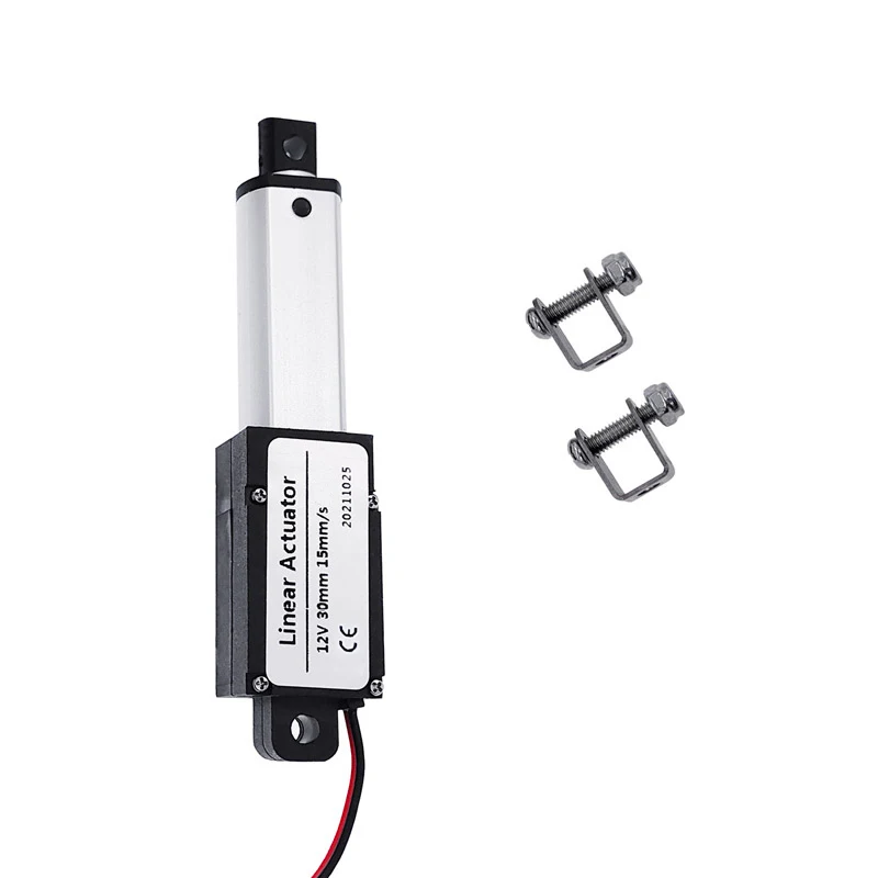 Electric Linear Actuator 30mm 50mm stroke DC 12V linear actuator motor 30N/60N/100N linear motor controller MINI