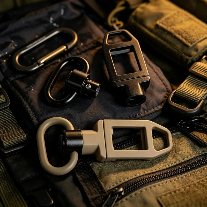 1. QD Quick Release Loop Buckle Rail Hanger AEG GBB Lanyard Link Finger‑Lock Connect Fitting