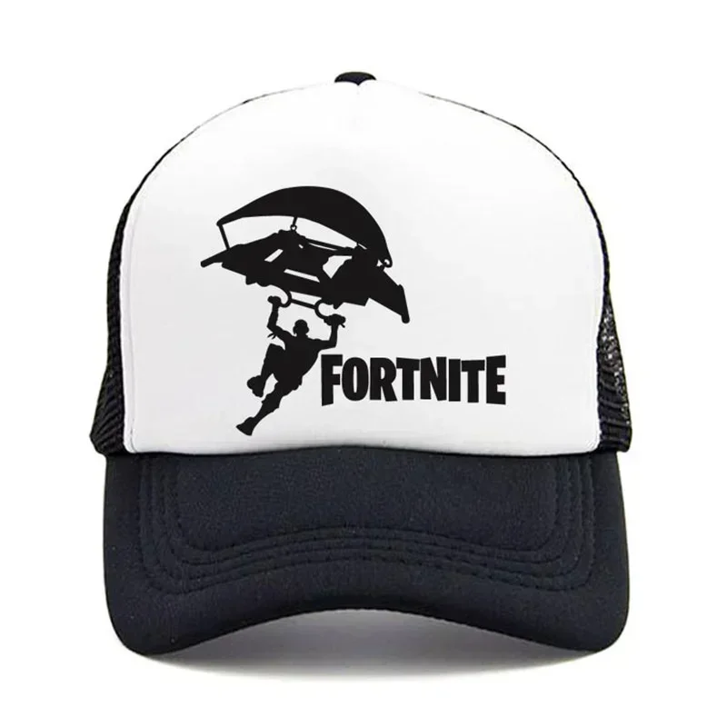 Fortnite Baseball Caps Game Peripheral Man Hats Summer Breathable Mesh Fashion Cap Anime Figure Hats Unisex Streetwear