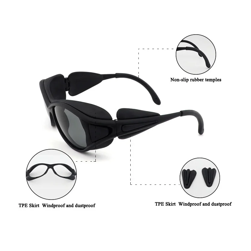 نظارات حماية ليزر OD6 + CO2 10600 نانومتر آلة نقش 10.6um نظارات ليزر