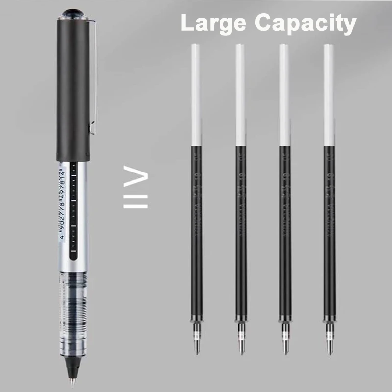 Mikro-żelowe długopisy, 0.38/0.5mm o dużej pojemności UB-150 prosty płynny długopis, do podpisywania się narzędzia do pisania ręcznego