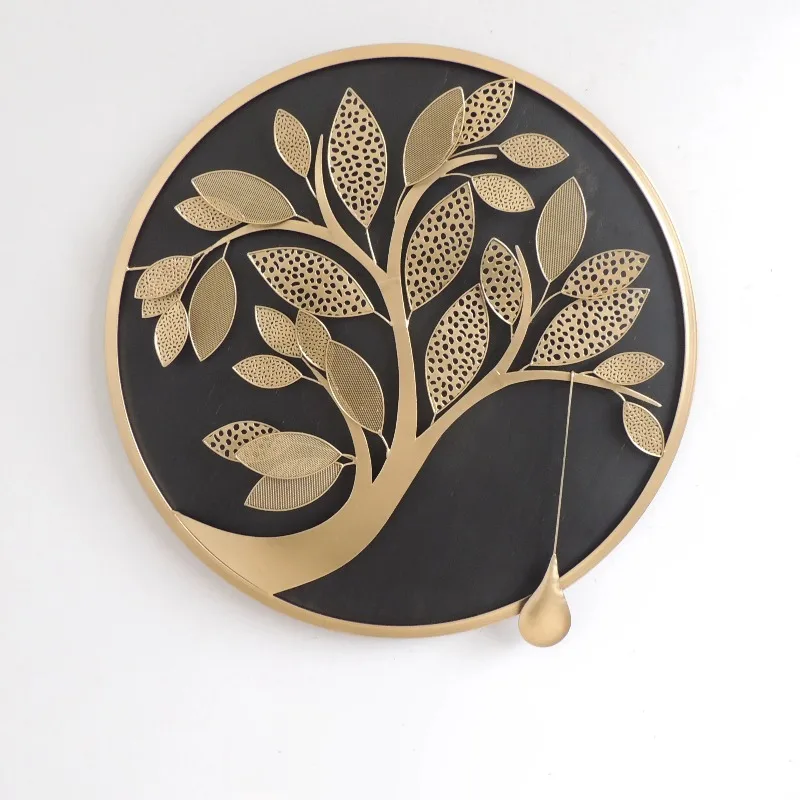

Smart Home Modern Style Wall Hanging Metal Wooden Art Deco Wall