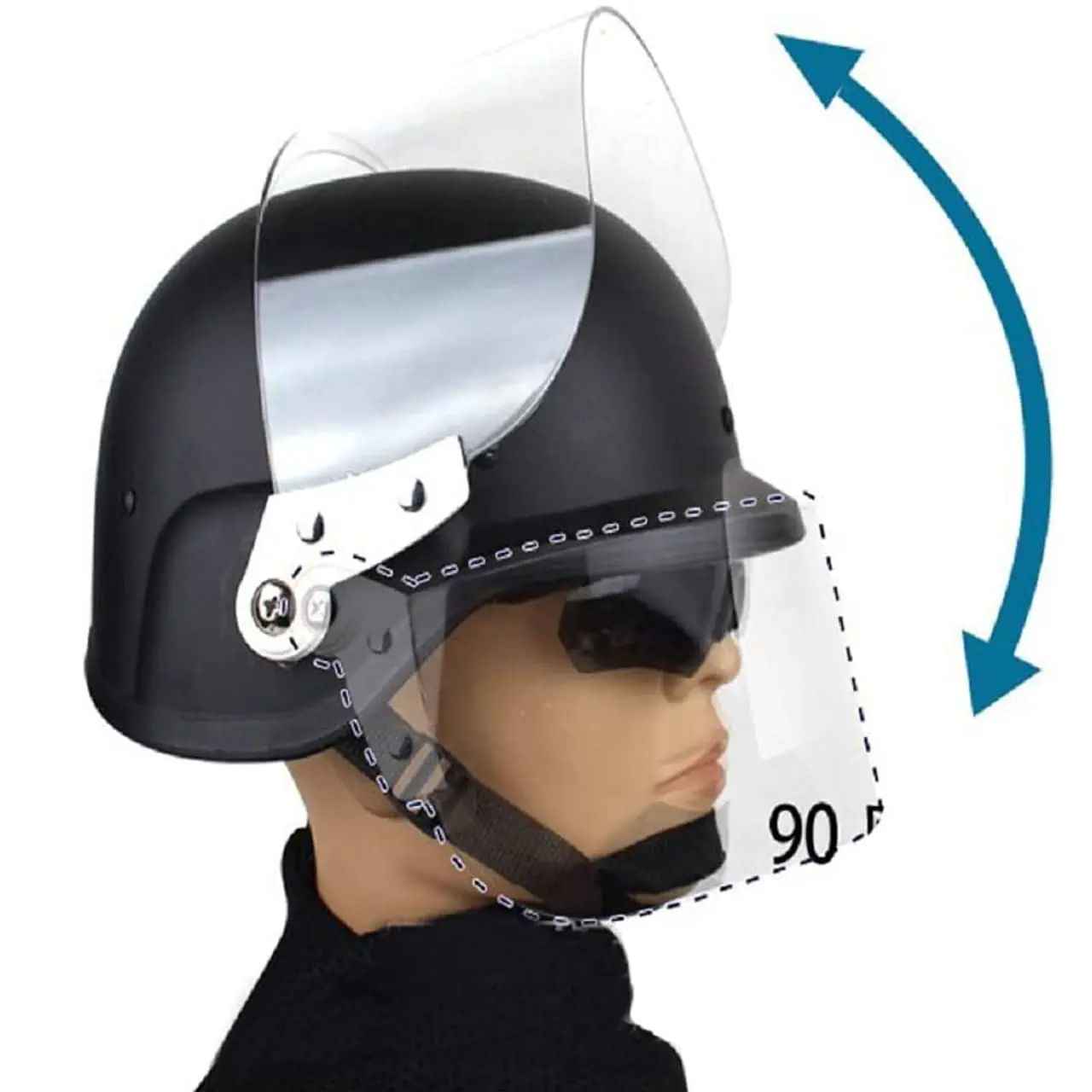Casco táctico FAST MICH con visera y gafas abatibles - imagen 4
