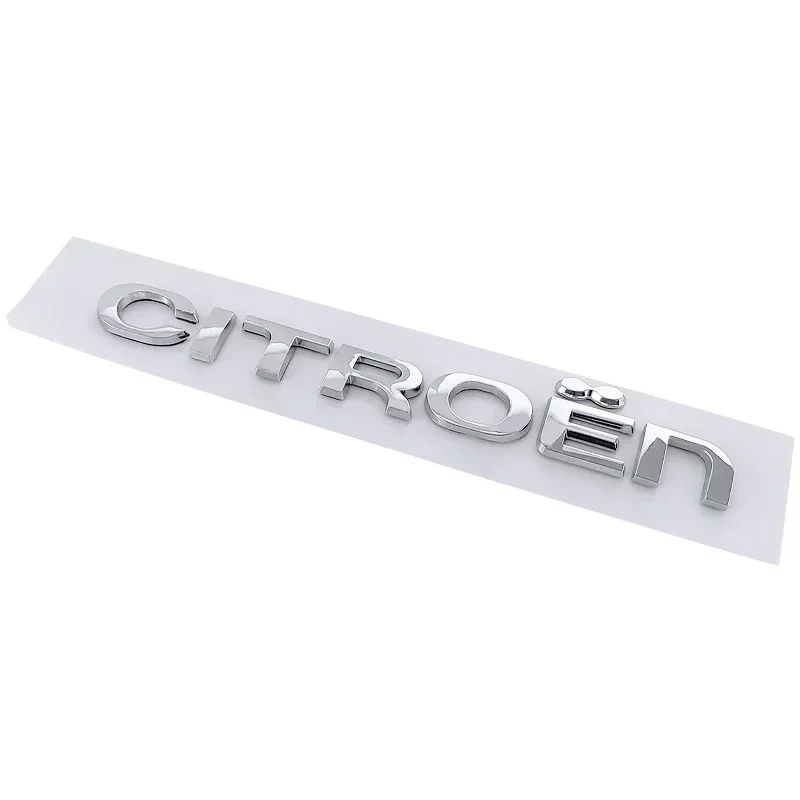 ABS Car Rear Trunk Badge Decal for Citroen C4 C3 C5 C1 DS3 DS5 DS4 Jumper Berlingo Nemo Sticker Auto Modification Accessories