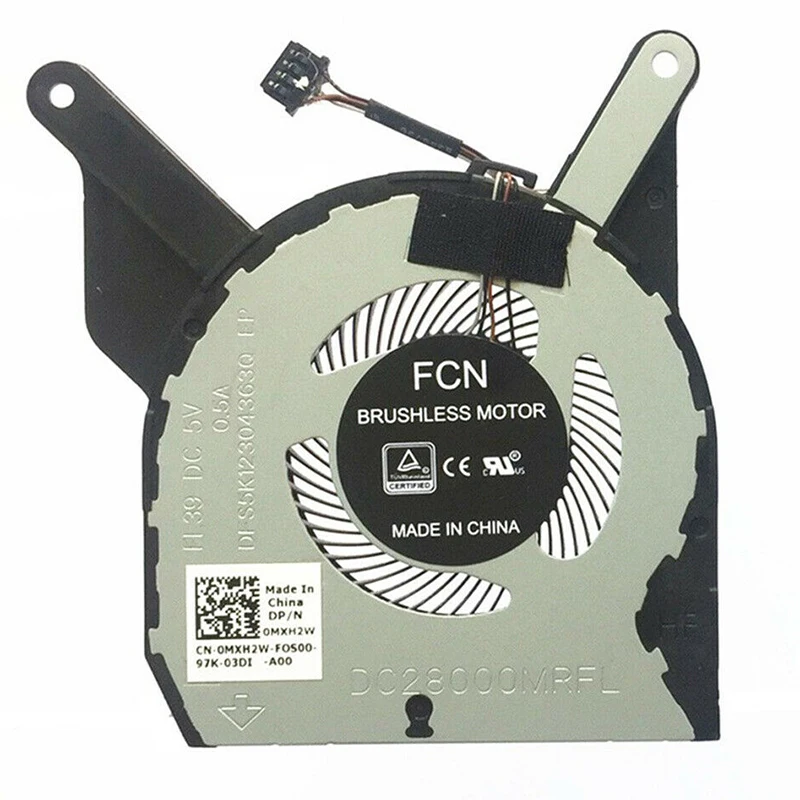 GZEELE New Laptop Cpu Cooling Fan For DELL Latitude 5400  P98G 0MXH2W EG50050S1-CF00-S9A