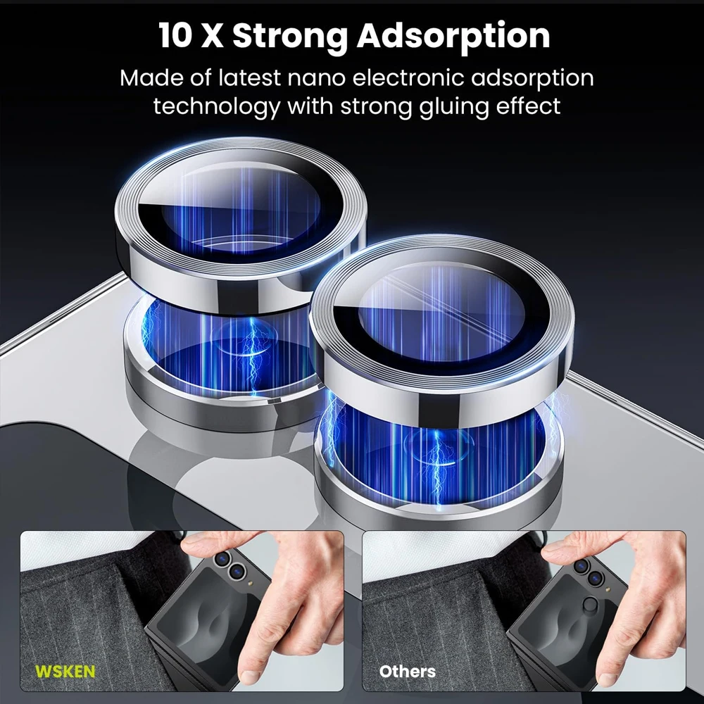 For Samsung Galaxy Z Flip 6 5G Lens Protective Case Camera Glass For Samsung Z Flip6 Metal Camera Screen Protector Accessories