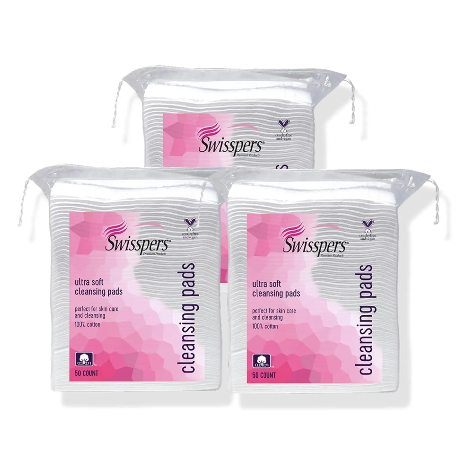

Refresh and Reset Facial Cleansing Cotton Pads - 100% Natural Fiber, Ultra-Soft Beauty Essentials for Women & Men - Cruelty-