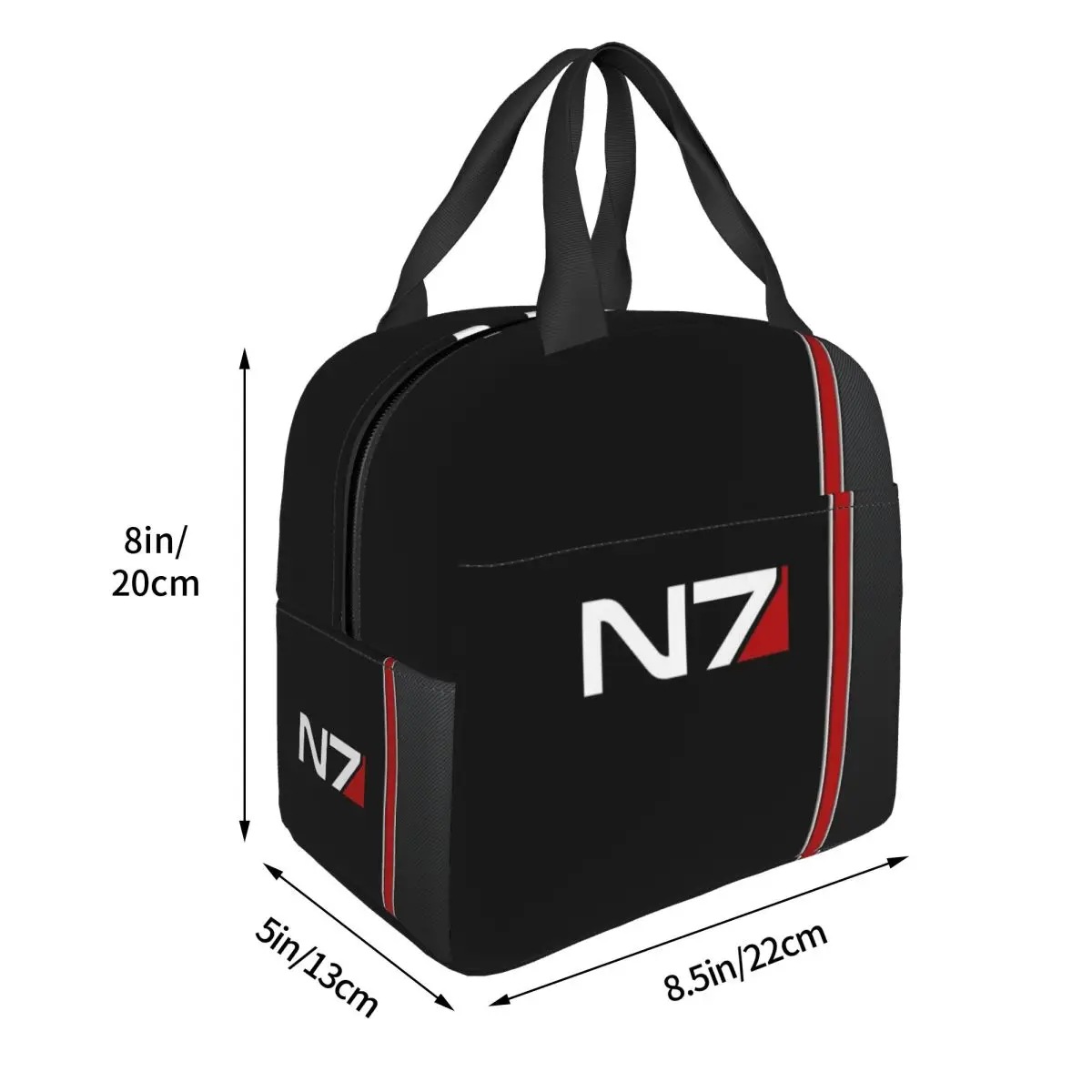 Mass Effect Emblem! Insulated Lunch Bag for Women Children Portable Food Boxes Thermal Lunch Box Tote