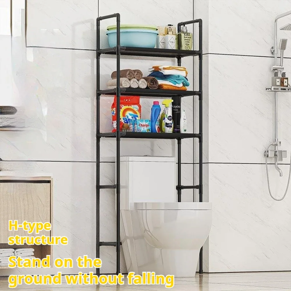 

Floor Standing Rack For Bathroom Increases Space Saving Multi Story Bathroom Racks Without Holes Laundry Rack Toilet Rack