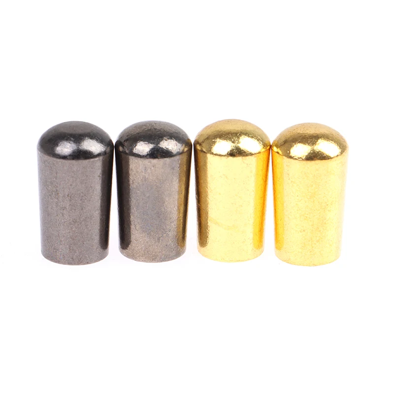 Guitar 3 Way Toggle Switch Tip 3.5/4mm Screw Thread Knobs Tip Cap Button To For Electric Guitars Parts Metal