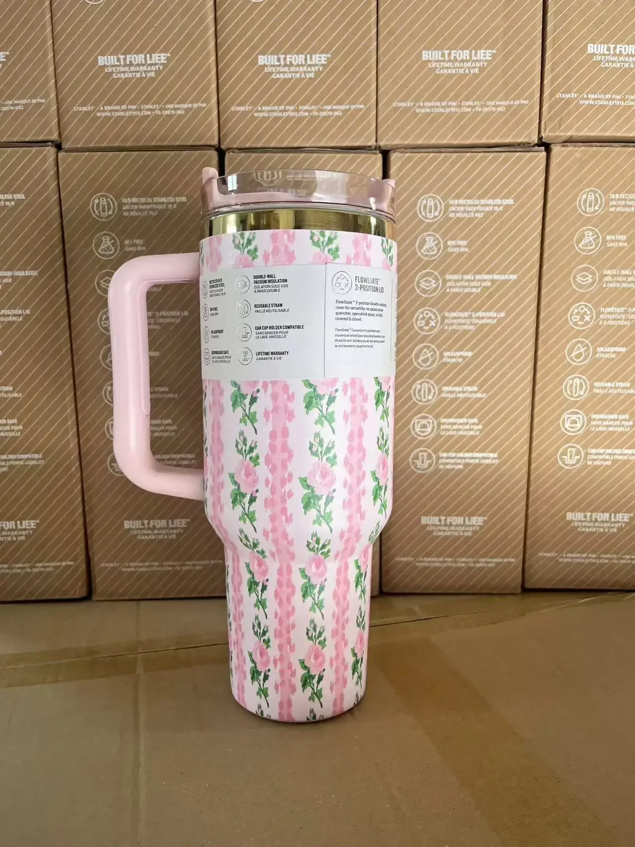 2025 New Large Capacity Insulated Stainless Steel 30 oz/40 oz Vacuum Insulated Car Cup Double Wall Travel Office Water Cup