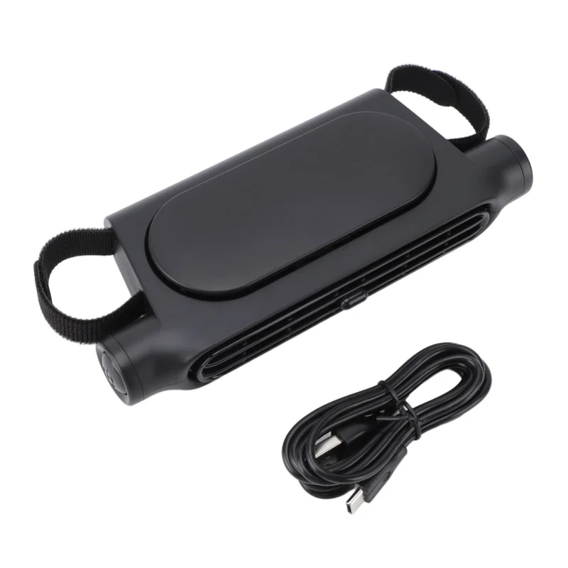 USB Car Seat Cooling Fan Bladeless Headrest Turbo Powerful Efficient Low Noise Multifunction Safety Fan for Backseat