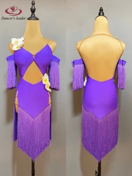 Latin Dance Professional Dress High-end Custom Stage Performance Cha Cha Tango Female Adult Standard Stage Professional Clothing