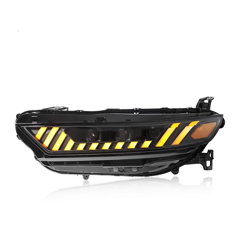 Applicable for 23-25 11th Gen Headlight Assembly Modified to   RS7 Style LED Lens Daytime Running Lights
