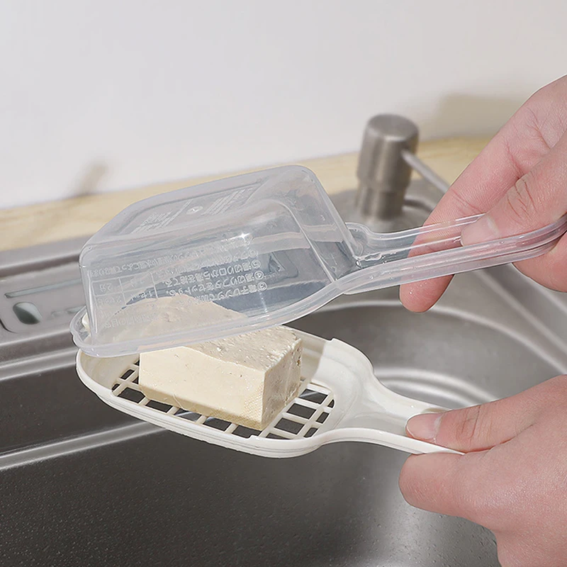 Microwave Rice Cake Heating Box With Handle Steaming Box Steamer Vessel Tofu Drain Box Fruit Cleaning Box