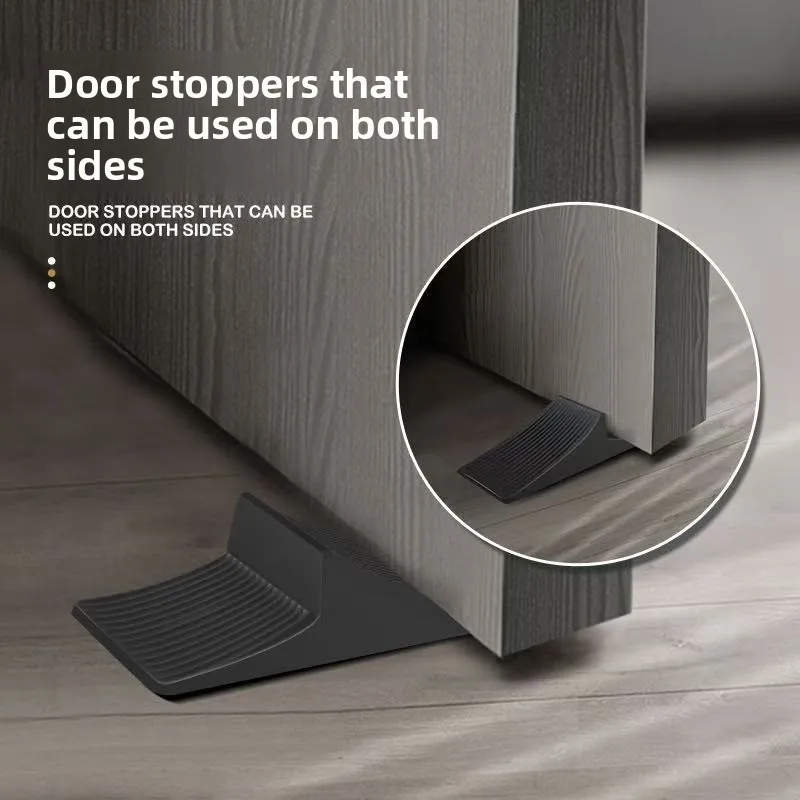 Behind The Door Silent Anti-collision Creative Block Windproof Door Stopper Door Suction Card Fixed Door Stopper Wedge