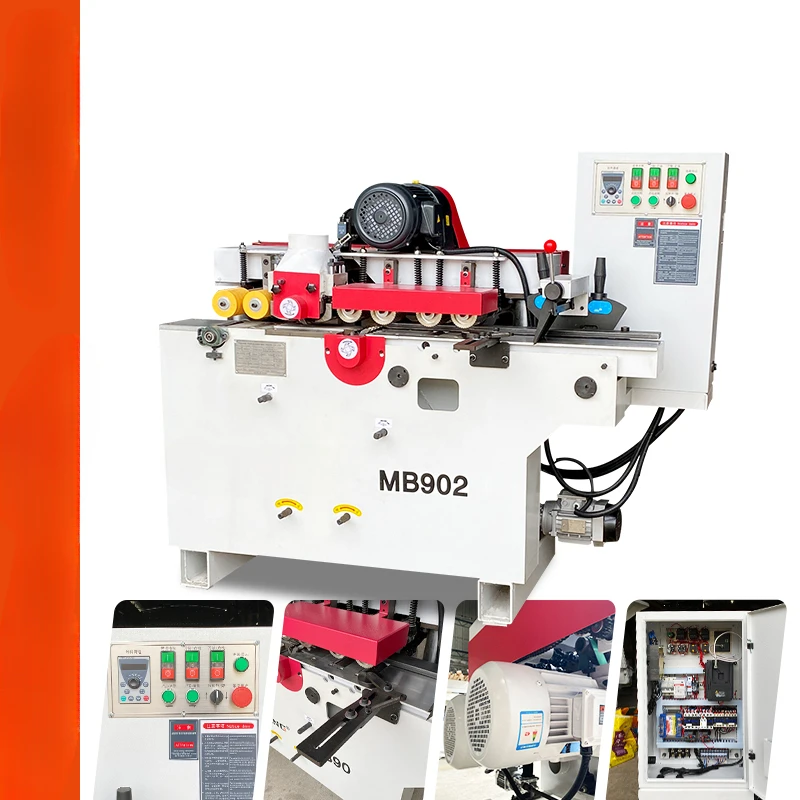 Broom Making Machine Pinliang Pieces Wood Round Rod MB902 Automatic High Efficient Multi Bars