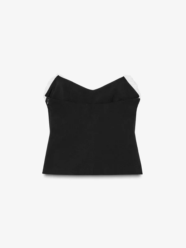 

Spring Summer 2025 New Arrival Women's Faion Color Blo Crop Top Vest Top Sli Strapl Design Regular Fit Single Piece