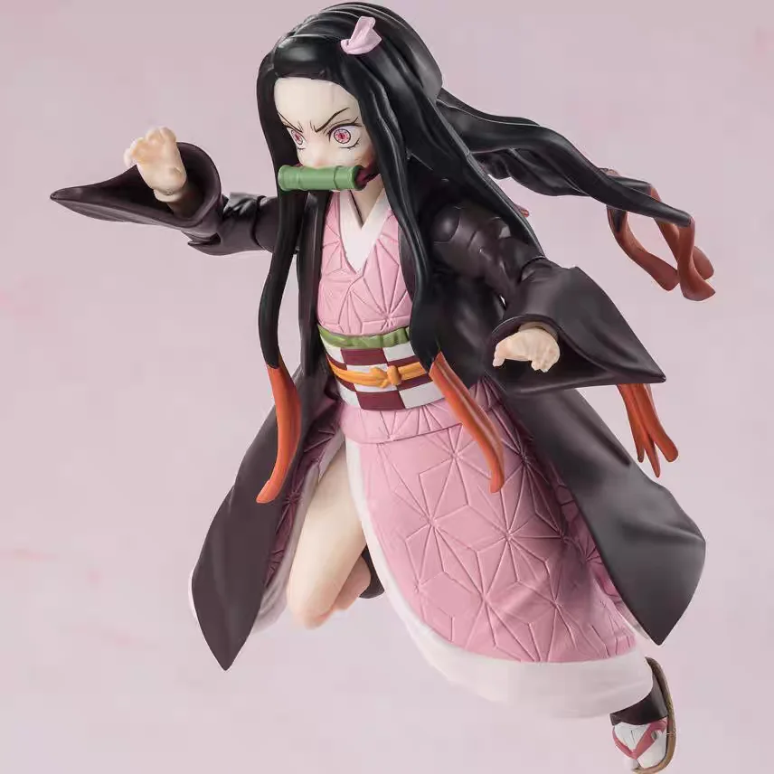 【 In Stock 】 Bandai SHF Demon Slayer Blade Stove Door You Bean Mi Bean Brand New Mobile Doll Handmade Model Toy